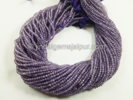 Amethyst Micro Cut Round Beads